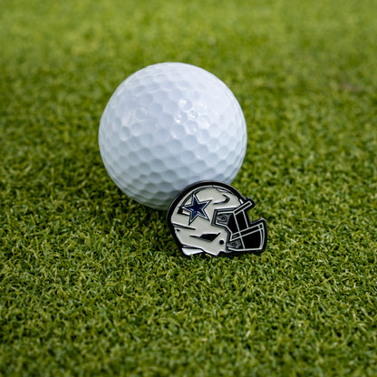 dallas cowboy football helmet and ball Dallas Helmet Ball Marker – Divot Caddies